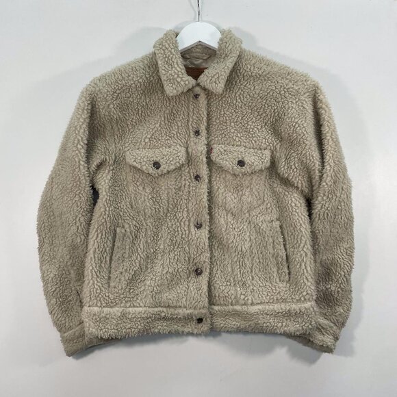 Levis Denim Jacket Styled Fleece - Picture 1 of 3